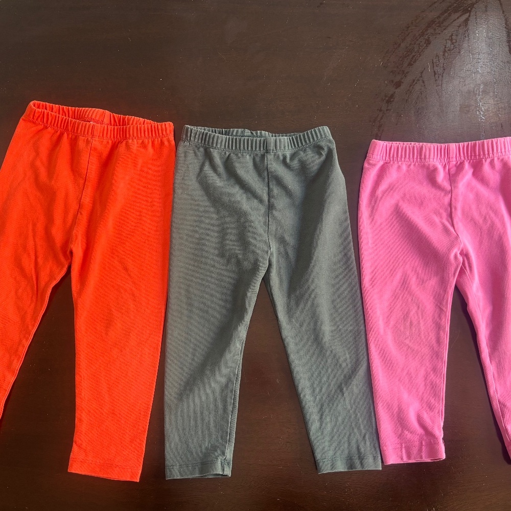 3 pairs Toddler leggings